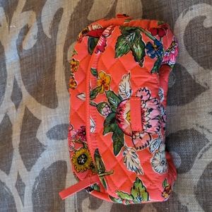 Vera Bradley Iconic Mini Cosmetic Bag - coral floral
